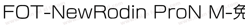 FOT-NewRodin ProN M字体转换